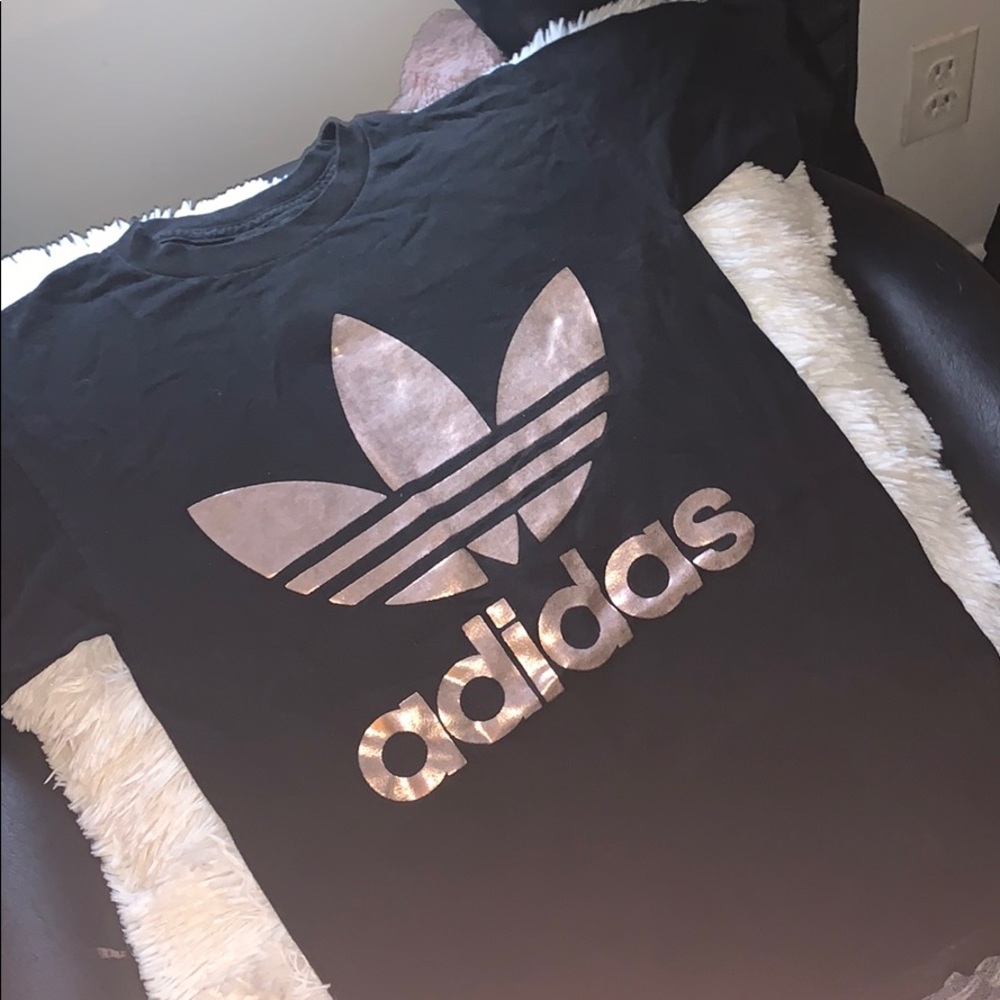 Rose Gold Adidas Shirt